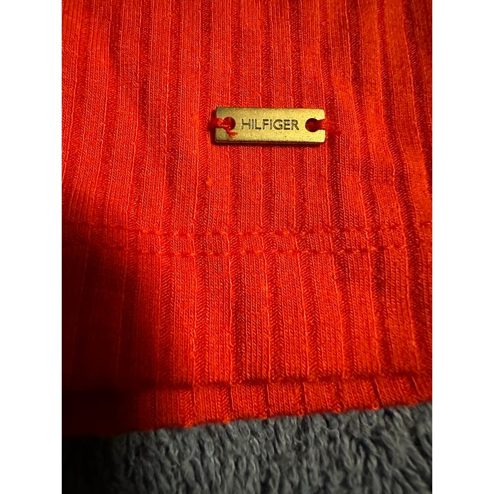 Tommy Hilfiger Long Sleeve Turtleneck Smooth Ribbed Viscose Sweater - Picture 2 of 11